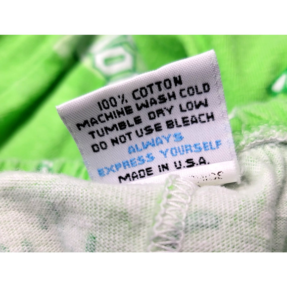 Corona Pajama Pants Mens Small Green Got Lime Lounge Sleepwear So Fly Made USA - Picture 9 of 11